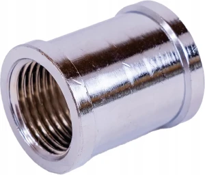 Mufa chromowana 3/8"