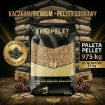Pellet sosnowy Kaczkan Premium 8mm - 65 worków 975kg