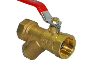 Zawór kulowy z filtrem 3/4"