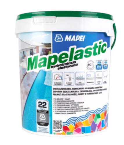 Hydroizolacja Mapei Mapelastic zestaw A+B 16kg