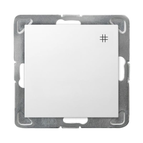 Włącznik krzyżowy Ospel Impresja - ŁP-4Y/m/00 biały