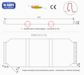 Panel  dachowy na rąbek Pruszyński PD510 T-S