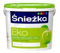 Emulsja akrylowa do ścian i sufitów Śnieżka EKO biała 5l