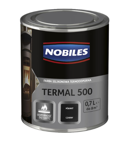 Farba Nobiles termal  500 czarny 0,7 L