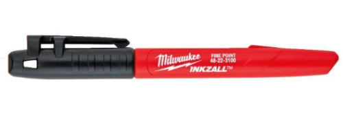 Marker ze standardową końcówką Inkzall  Milwaukee czarny