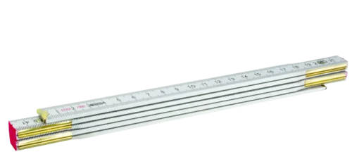 Miara drewniana składana  Home Tools 1m biała MN-80-149