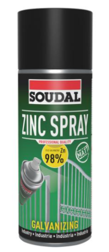 Zinc Spray Mat Soudal 400ml