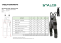 Spodnie ogrodniczki Stalco Basic Line