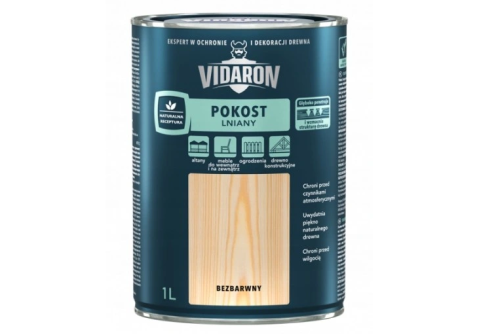 Pokost Lniany Vidaron 1l bezbarwny