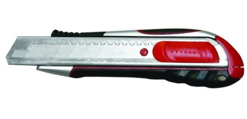 Nóż na ostrza 18mm z ergonomicznym uchwytem blister Home Tools MN-63-026