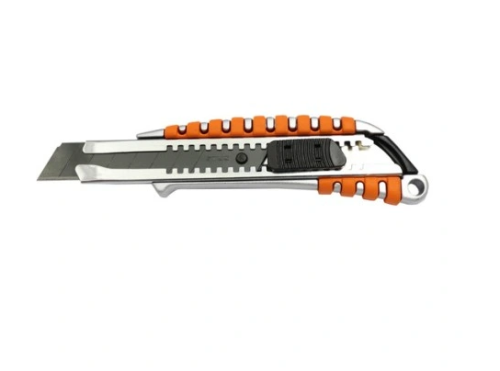 Nóż metalowy gumowany 18mm Solid 5684