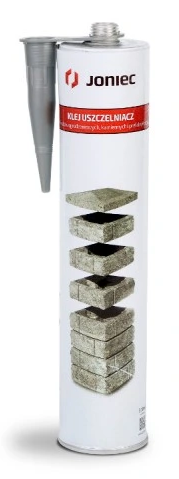 Klej  uszczelniacz do betonu, bloczków, ogrodzeń  szary Joniec 300ml