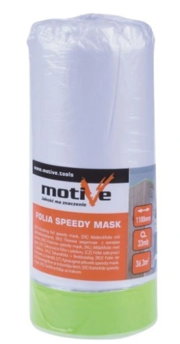 Folia malarska z taśmą Speedy mask Motive 2,7x20m