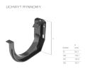 Uchwyt rynnowy Bryza PVC