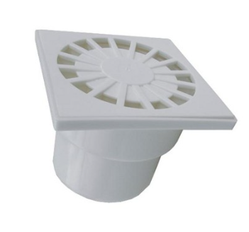 kratka ściekowa  prosta C103B biała
