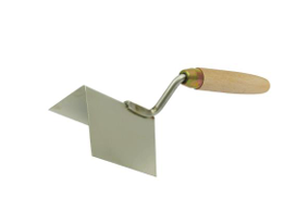 Kielnia nierdzewna kątowa z rączką drewnianą Solid Tools  6151