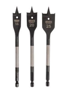 Zestaw wierteł piórowych do drewna 16,20,25mm  Modeco Expert MN-61-753