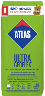 Atlas ultra geoflex  klej żelowy 2-15mm wysokoelastyczny 25kg