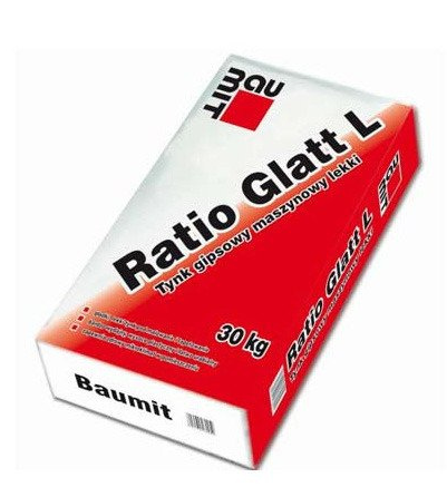 Tynk gipsowy maszynowy lekki o wysokiej wydajności Baumit Ratio Glatt L 30kg