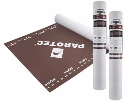 Wysoko paroprzepuszczalna membrana dachowa Sigma 190g/m2 Parotec
