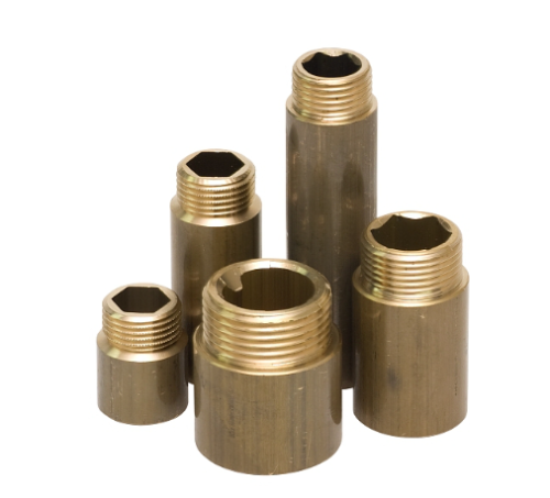 Przedłużka mosiężna gwintowana