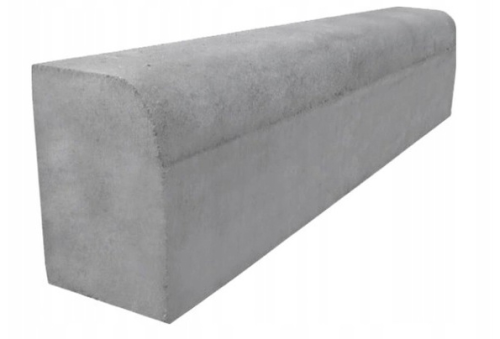 Krawężnik drogowy najazdowy Polbruk 15x22x100cm szary