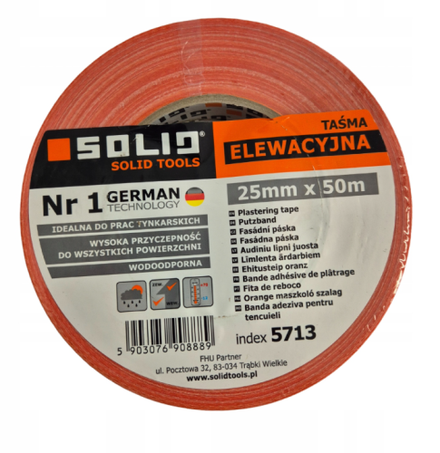 Taśma tynkarska elewacyjna Solid