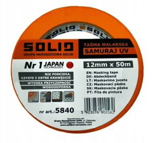 Taśma malarska Samuraj UV Solid