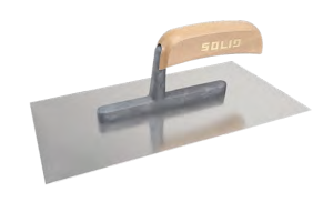 Paca nierdzewna stalowa rączka drewniana 130x270mm Solid