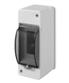 Rozdzielnica modułowa 1x2 natynkowa IP30 Mini S-2 z pokrywą dymną 2302-01