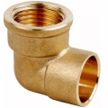 Kolano Cu mosiężne gwint wewnętrzny