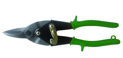 Nożyce do blachy prawe do 1,0mm Cr-V zielona rączka - blister
