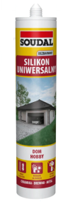 Silikon uniwersalny Soudal 280ml bezbarwny