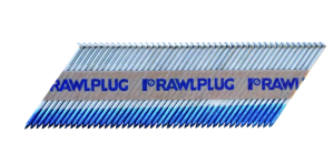 Gwoździe do gwoździarki drewno Rawlplug 3,1x90mm 34st. czarne 2200szt.