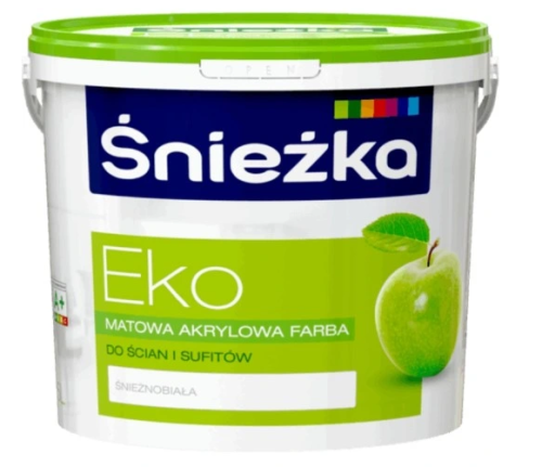 Farba akrylowa  Śnieżka EKO biała 5L