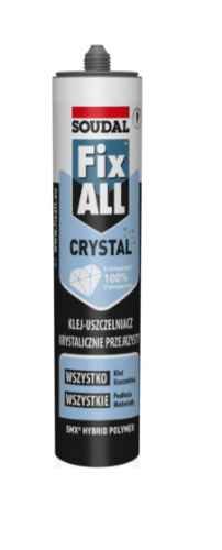 Silikon fixall crystal Soudal 290ml