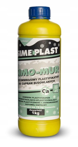 Plastyfikator przeciwmrozowy do zapraw Simeplast Zimo-Mur 1L -8°C.webp