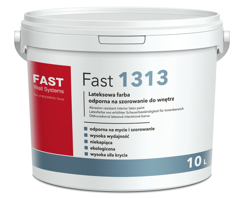 Farba lateksowa do wnętrz Fast 1313 10L
