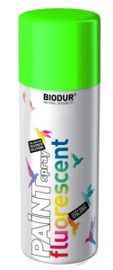 Farba fluorescencyjna w sprayu Biodur zielony 400ml