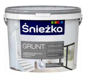 Grunt emulsja lateksowa Śnieżka biały 10L