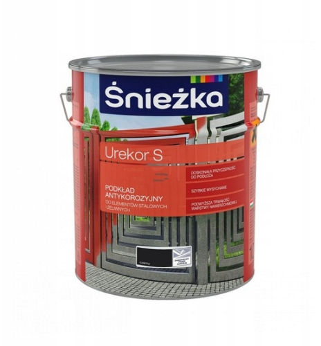 Farba podkład antykorozyjny Śnieżka Urekor S czarny 0,8L