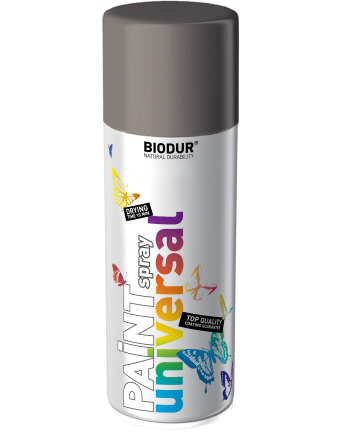 Emalia spray Biodur uniwersalna RAL 7016 szary antracytowy połysk 400 ml.webp