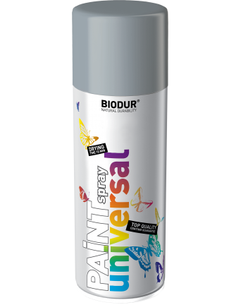Emalia spray Biodur uniwersalna RAL 7046 szary ciemny połysk 400 ml.webp