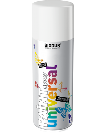Emalia spray Biodur uniwersalna RAL 9010 biały połysk 400 ml.webp