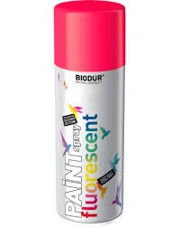 Farba fluorescencyjna w sprayu Biodur czerwony 400ml