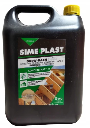 Impregnat do drewna konstrukcyjnego Drew-Dach Simeplast bezbarwny 5KG.webp