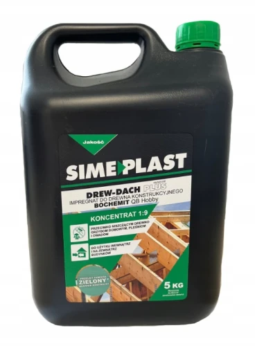 Impregnat do drewna konstrukcyjnego Drew-Dach Simeplast zielony 5KG.webp