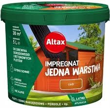 Impregnat do drewna ogrodowego Altax Cedr 4,5L