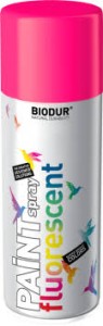 Farba fluorescencyjna w sprayu Biodur RAL 0096 różowy 400ml