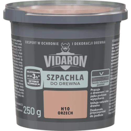 Szpachla do drewna Vidaron orzech 0,25KG.webp